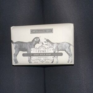 Beekman 1802 Pure Goat Milk Bar Soap Fragrance Free 9.0 oz/255g NEW SEALED